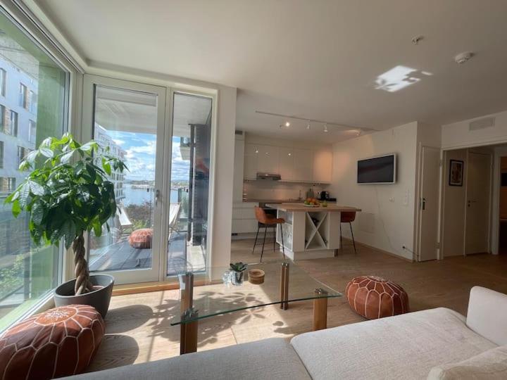 Exclusive Apartment, Sea View To Oslo Fjord, Located On Water In Oslo Center 외부 사진